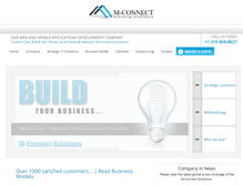Tablet Screenshot of mconnectsolutions.com